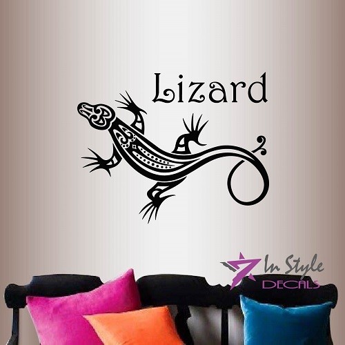 Vinyl Decal Cute Lizard Iguana Any Room Removable Wall Sticker Modern Decor 2244