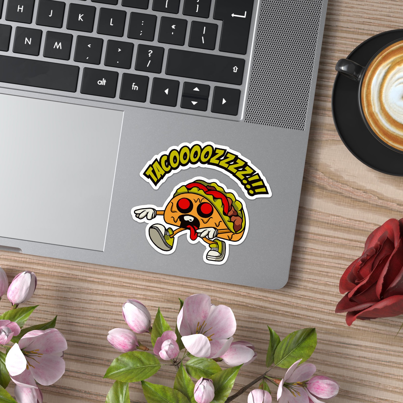 Taco Zombie – Vinyl Decal Sticker – Car Window Laptop – ebn7729