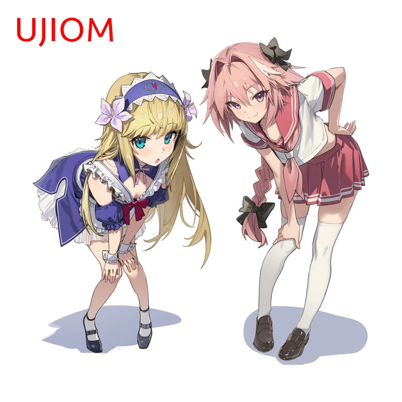UJIOM Astolfo NSFW Mirror Wall Stickers Door Stopper Toilet Paper Holder Decals