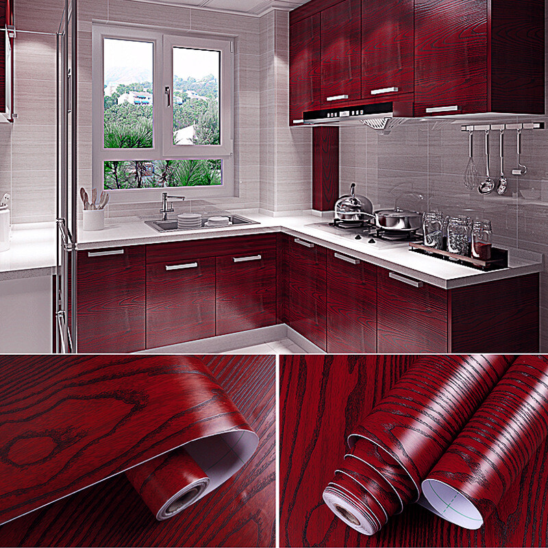 3M Wood Grain Self-Adhesive Wall Sticker Removable Wallpaper Furnitur Protection