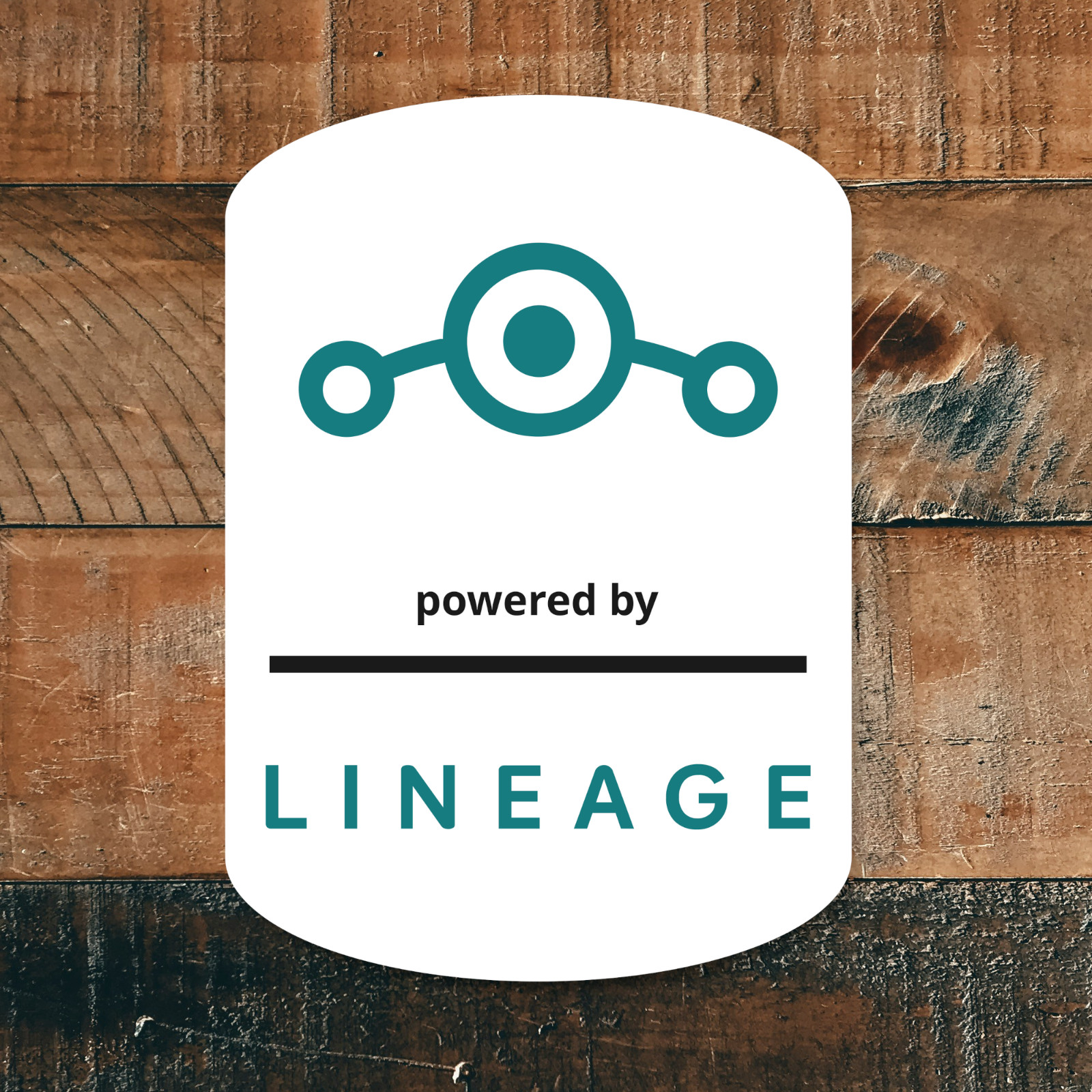 Lineage Android Sticker – Waterproof & UV-Proof Vinyl Laptop, PC Case