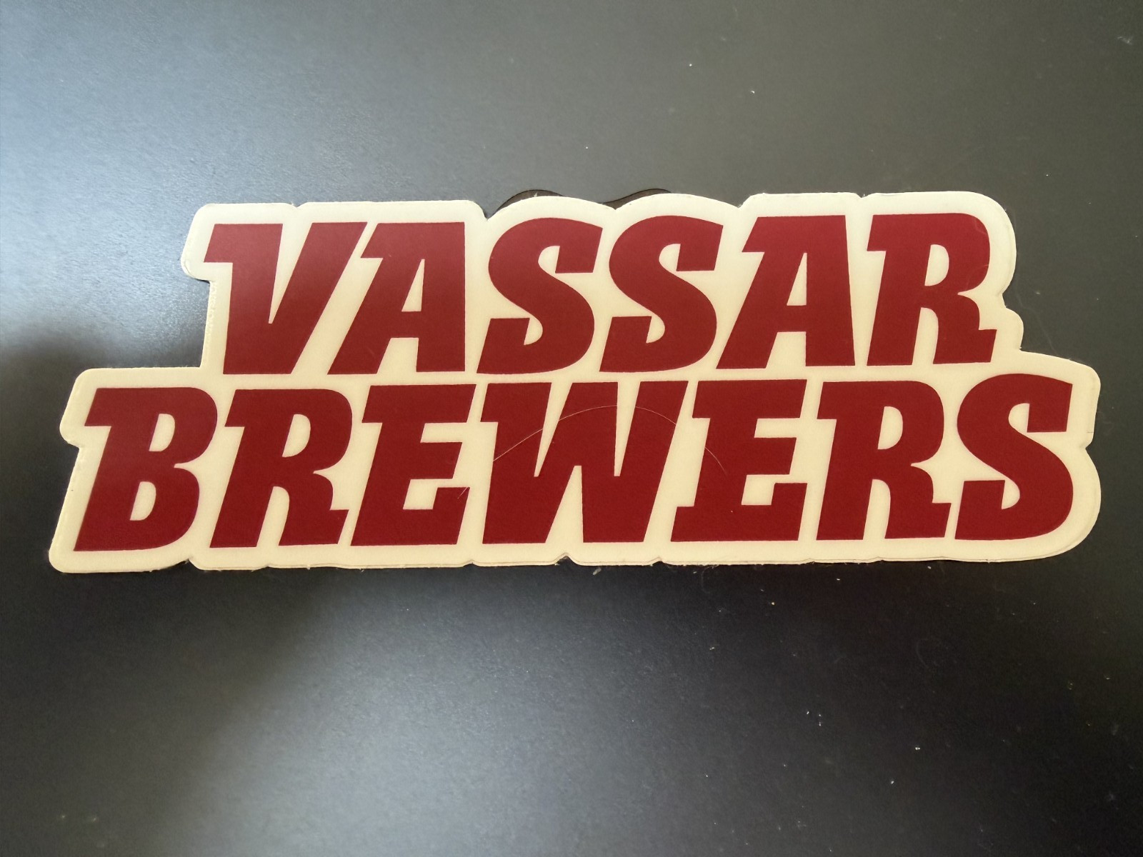 Vassar College Brewers Sticker Decal Heavy Duty 5 inches Poughkeepsie NY RARE