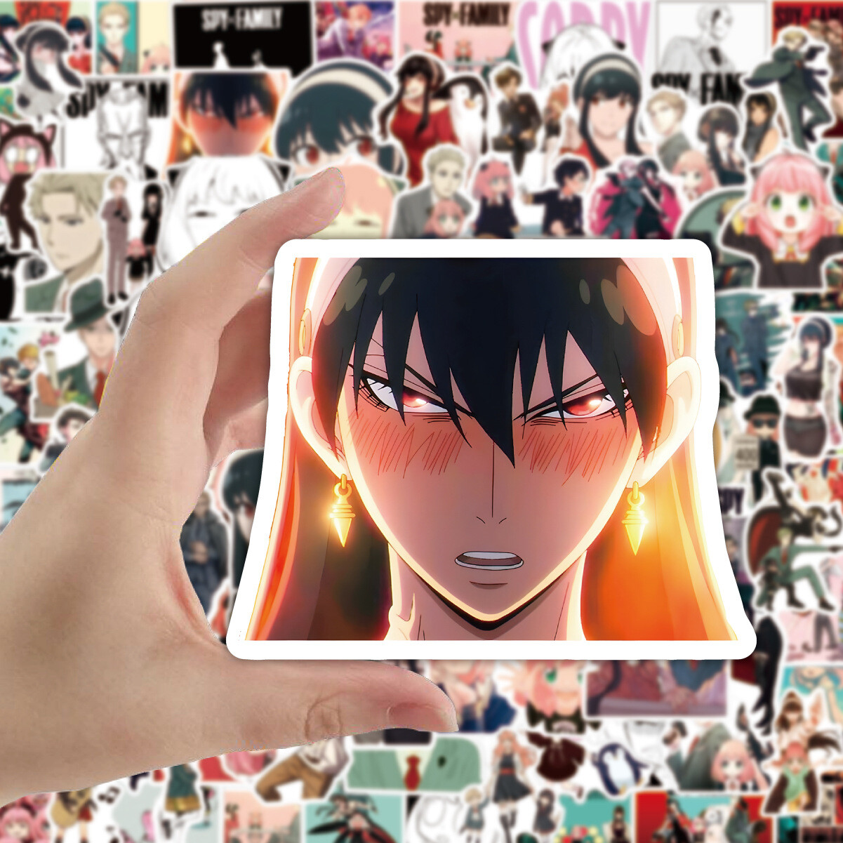 100Pcs Anime SPY×FAMILY Cartoon Sticker for Adults Teens Girls Water Bottles