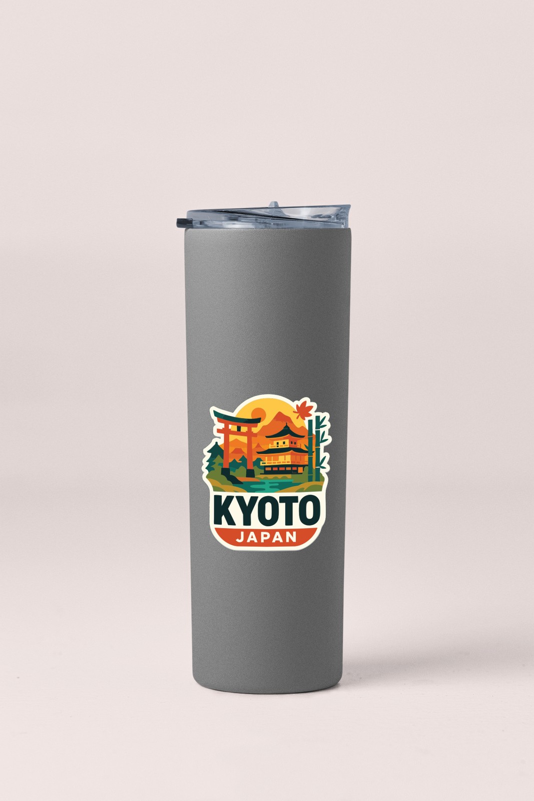Kyoto Japan Sticker Decal Vinyl Die-Cut City Skyline Landmark Design