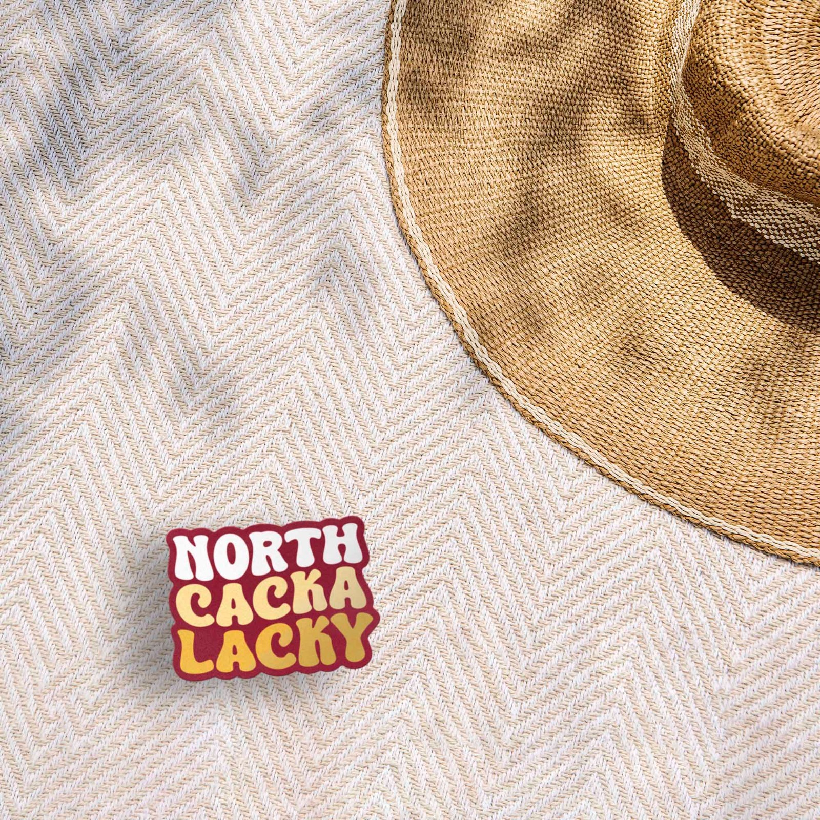 North Cackalacky Funny North Carolina Sticker – Cute NC Decal