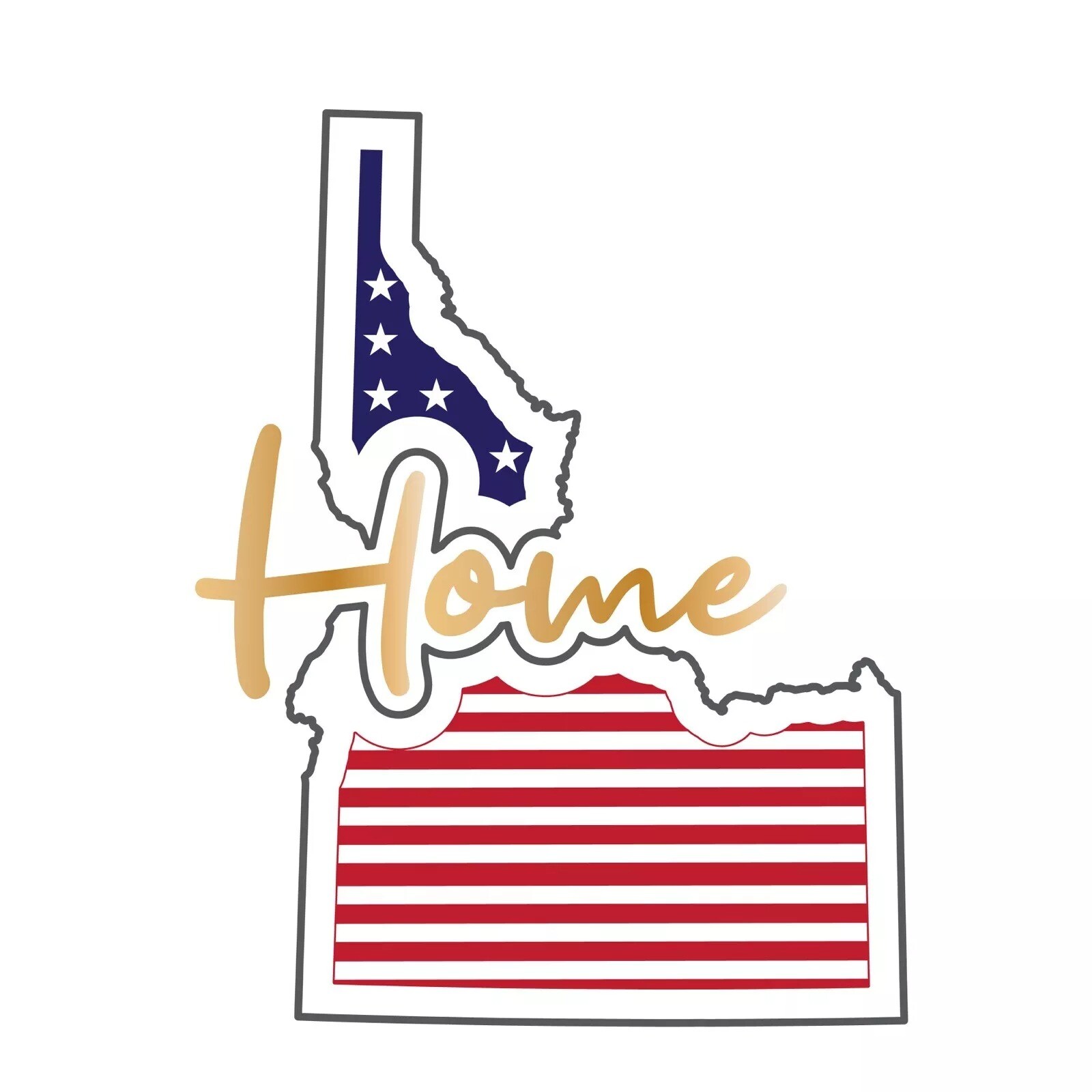 Idaho Home Sticker Decal