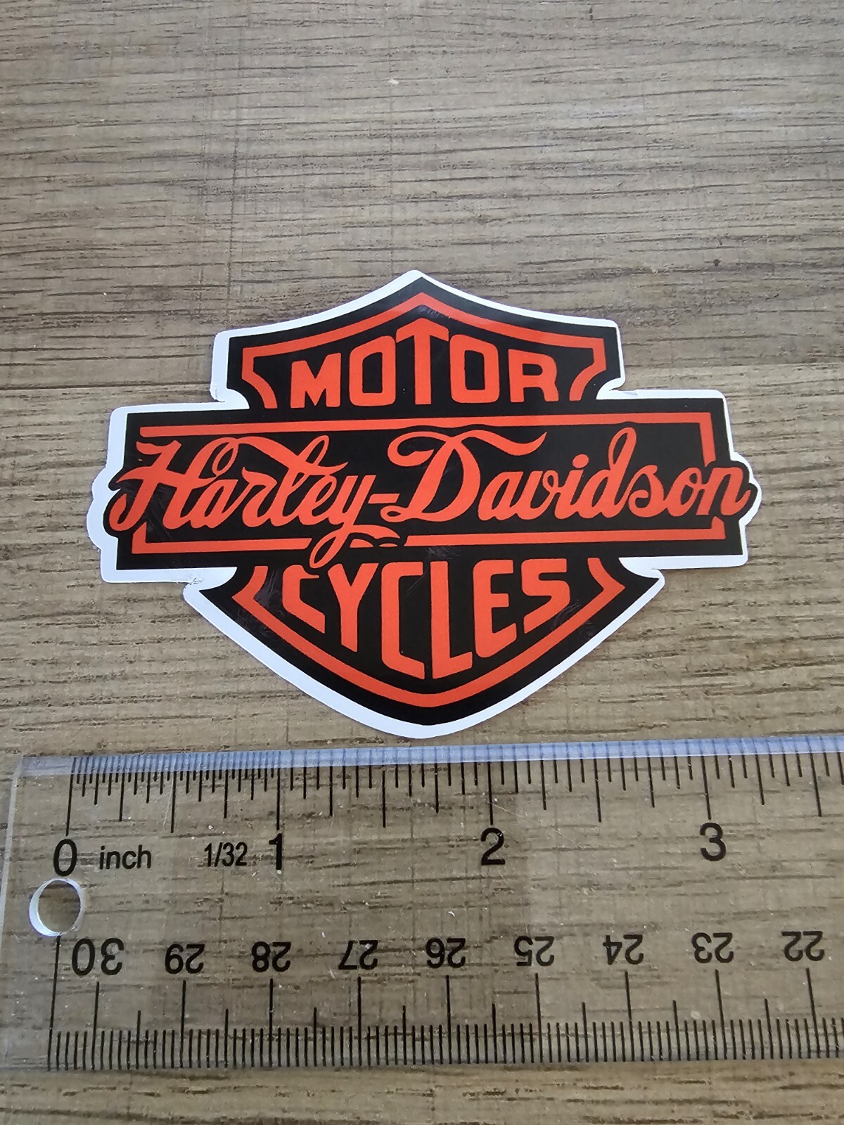 Harley Davidson Cursive Name Sticker