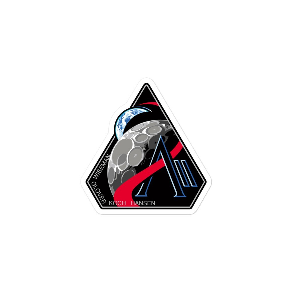 Artemis II, Artemis 2 Bubble-free stickers