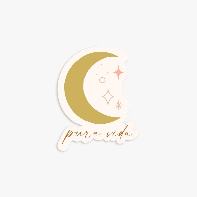 Pura Vida Bracelets 2 PCS Moon Sparkle & Stay Wild Moon Child Sticker Set New