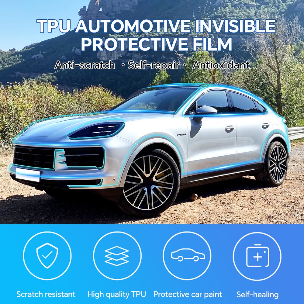 Porsche Cayenne Basic 2024-UP Precut Kit Paint Protection Film Clear Bra PPF TPU