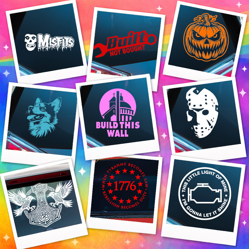 Custom Vinyl Decals – Create Your Own Vinyl Decal With Your Text or Image!