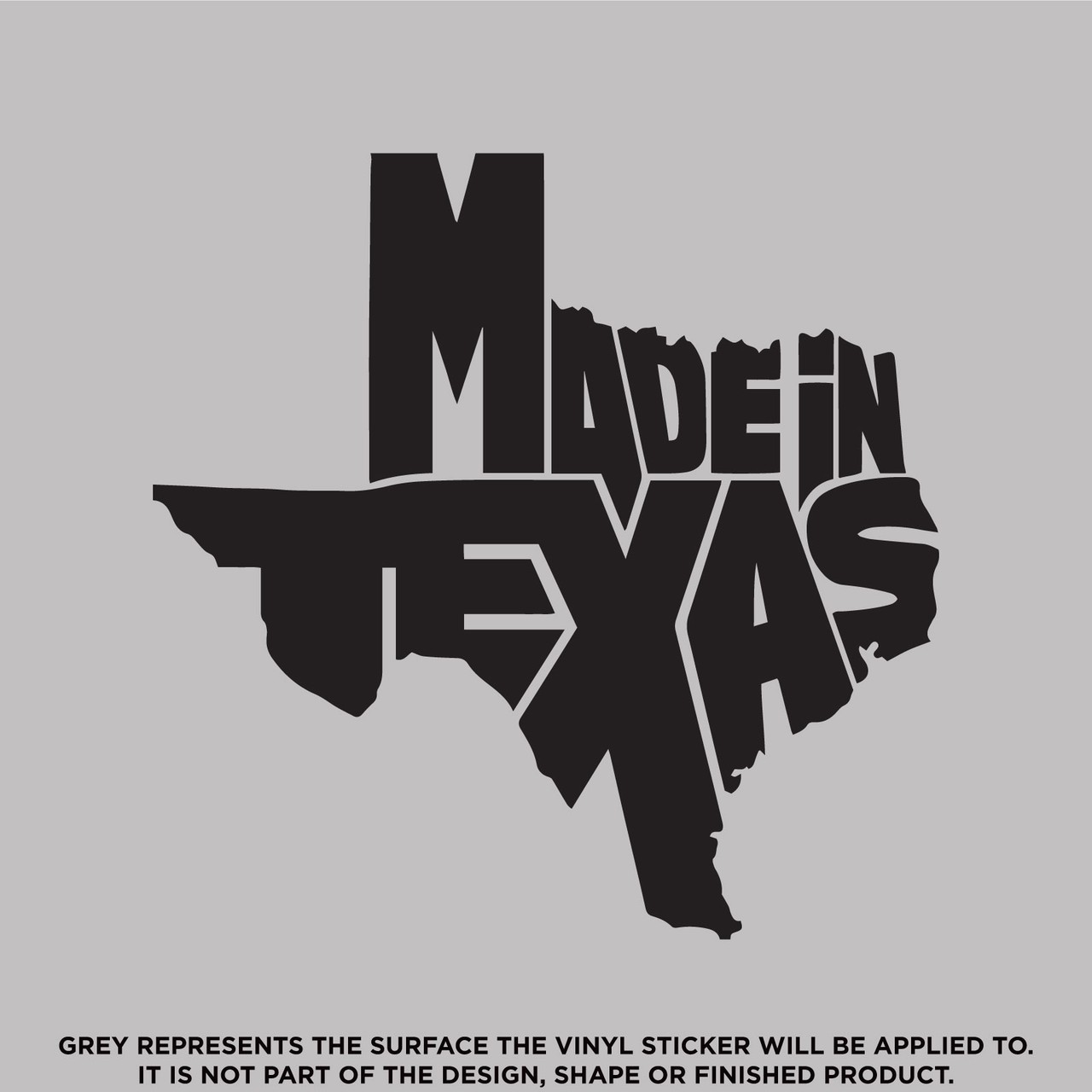Made In Texas Die Cut