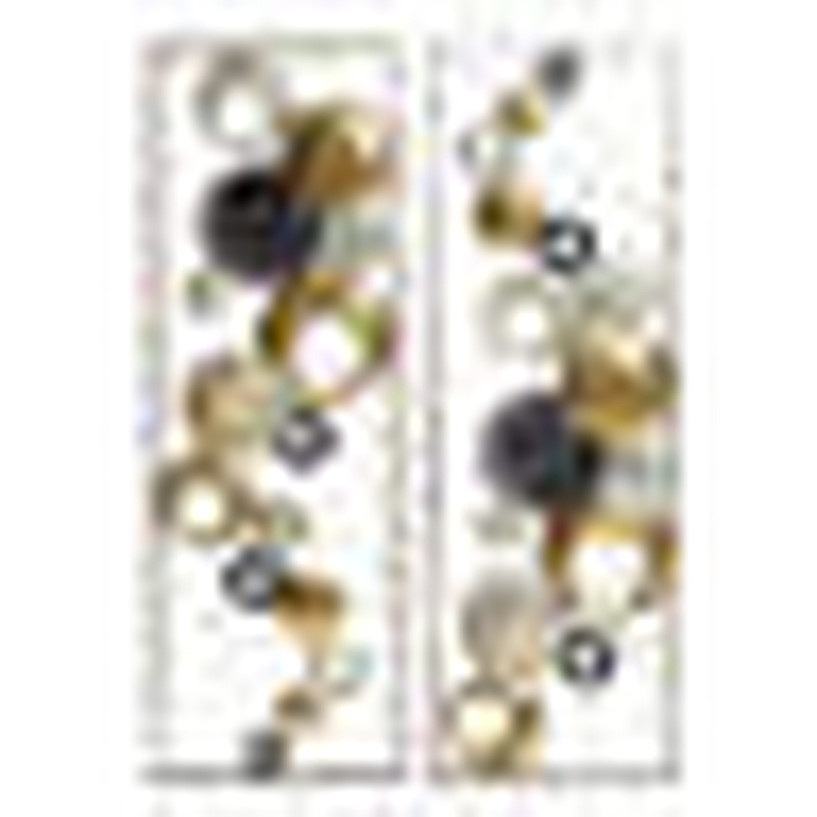 Mercer41 Handmade Glam Abstract Wall Decor on Metal