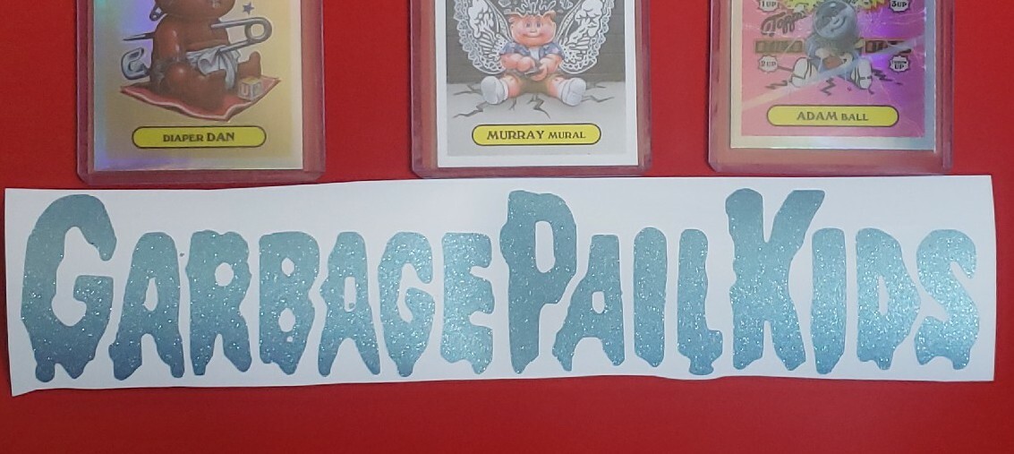 Garbage Pail Kids, Homemade wall stickers .