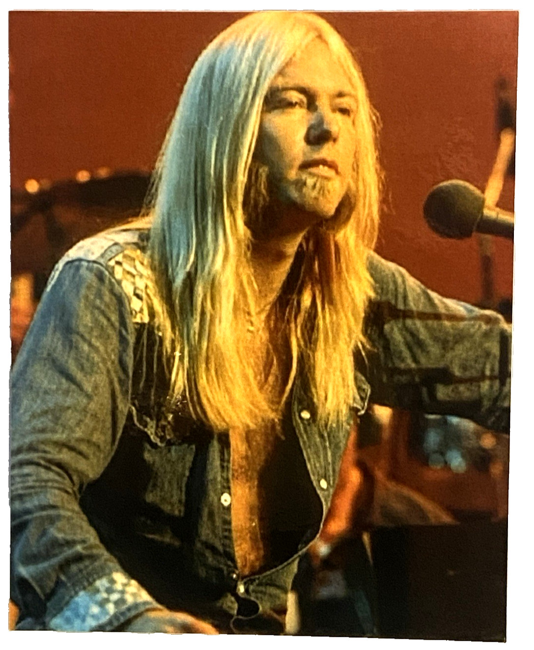 GREGG ALLMAN *NEW* Glossy Rectangle Sticker 4.25" x 5.25"