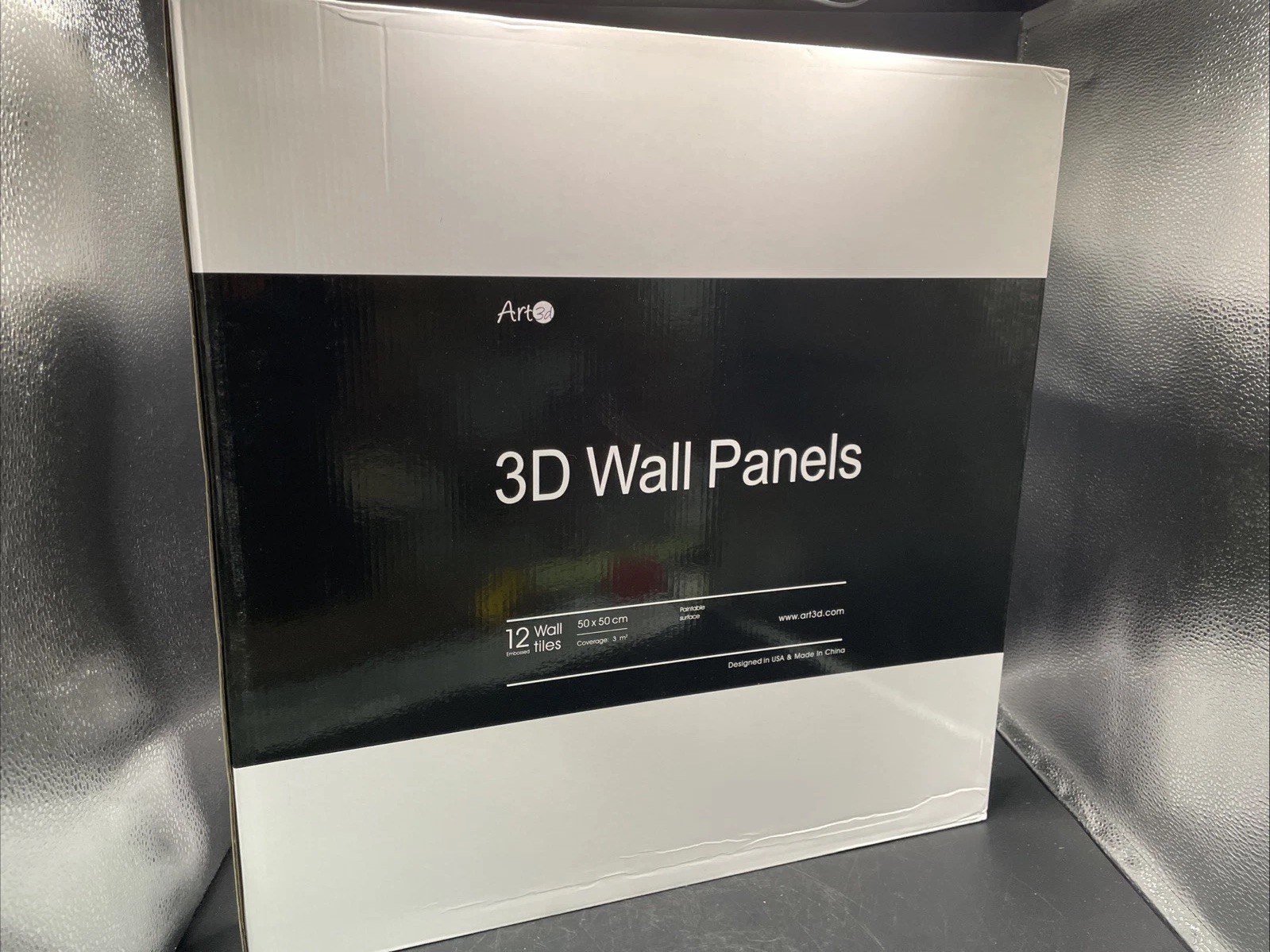 Art3D 12 Pack 3D Wave Design Wall Panels 19.7"X19.7" PVC Panel for Interior Wall
