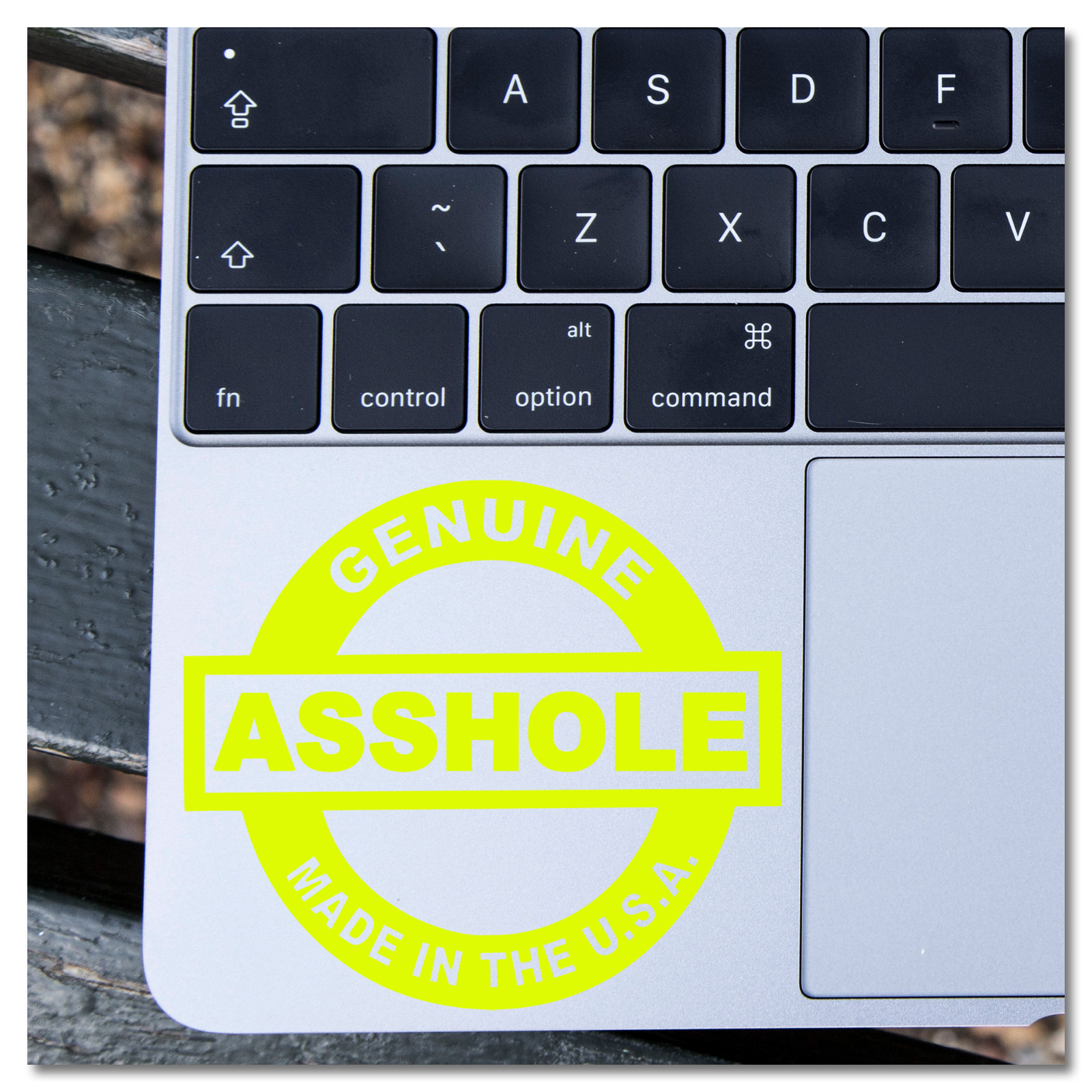 6" Genuine A**hole Made In The USA Vinyl Decal Sticker