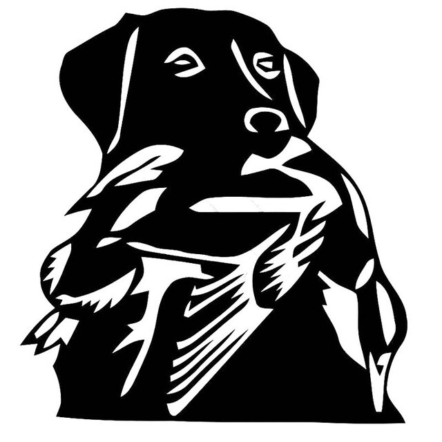 Hunting dog Vinyl Decal Logo Car Window Sticker phone wall Hunter Duck Season