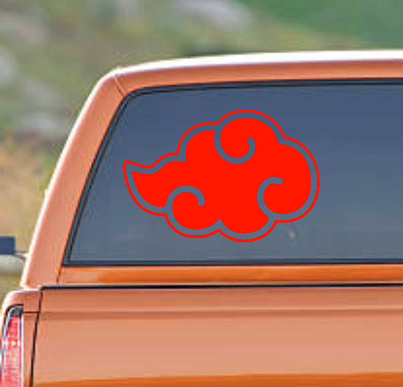 Naruto Akatsuki Red Cloud Sticker Vinyl Decal Car Truck Window Anime Size +Color