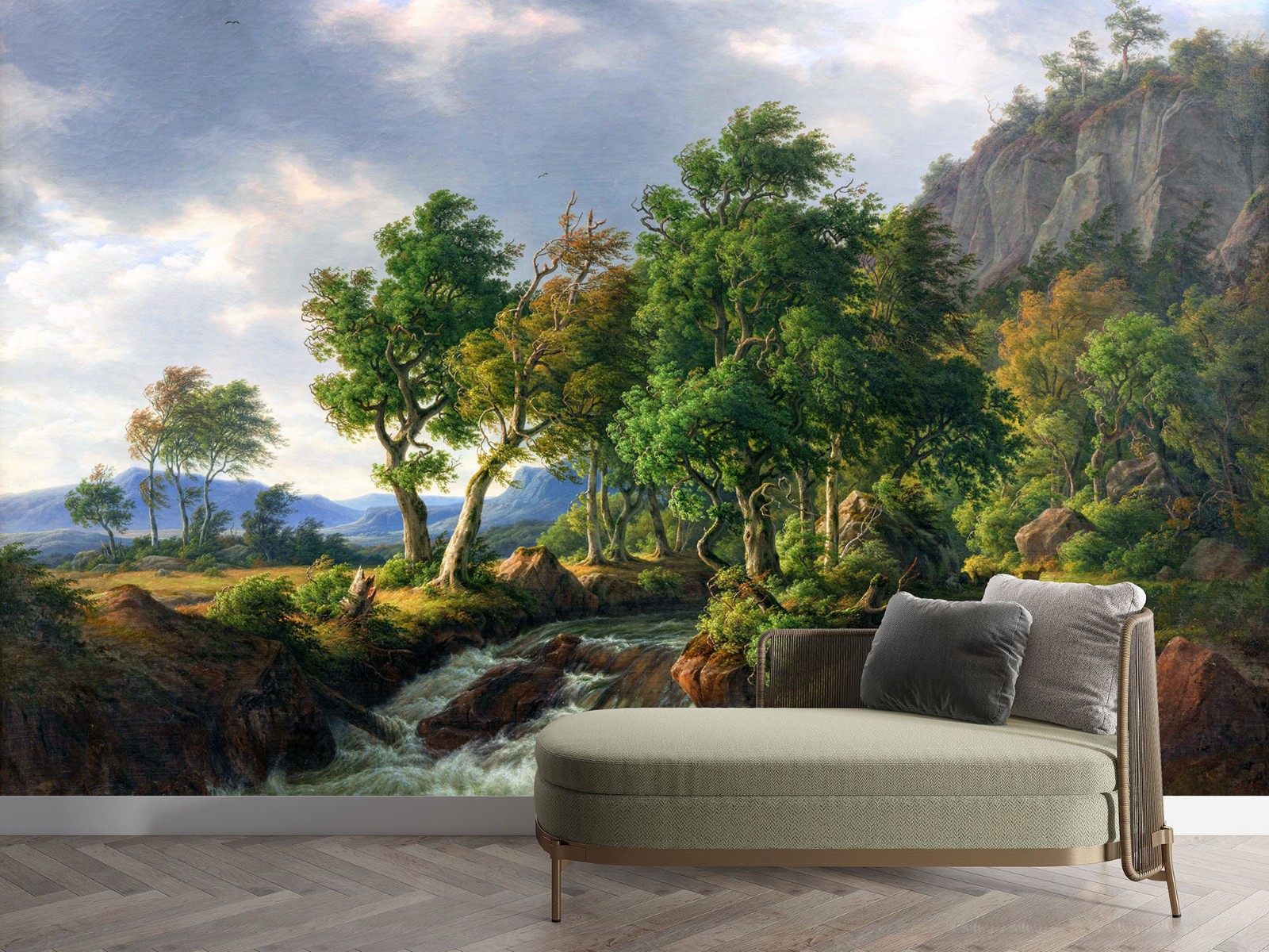 Classical Painting – Landscape Wallpaper, Wall Mural, Tapestry