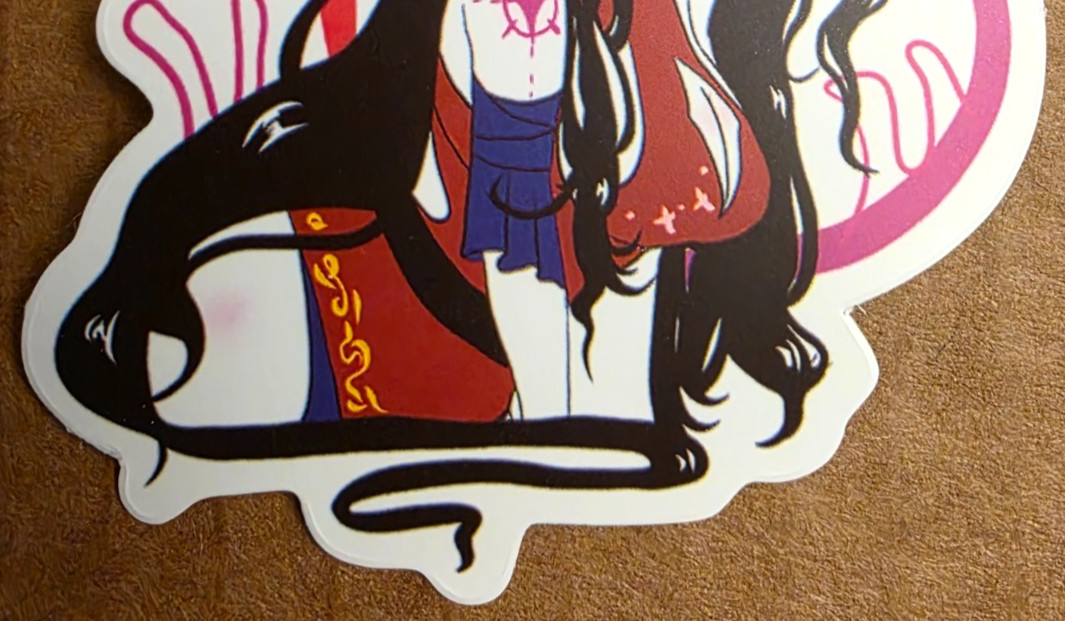 Halloween Sticker Vampire Girl Witch Ghost Ninja Art Gothic Punk Emo Anime Manga