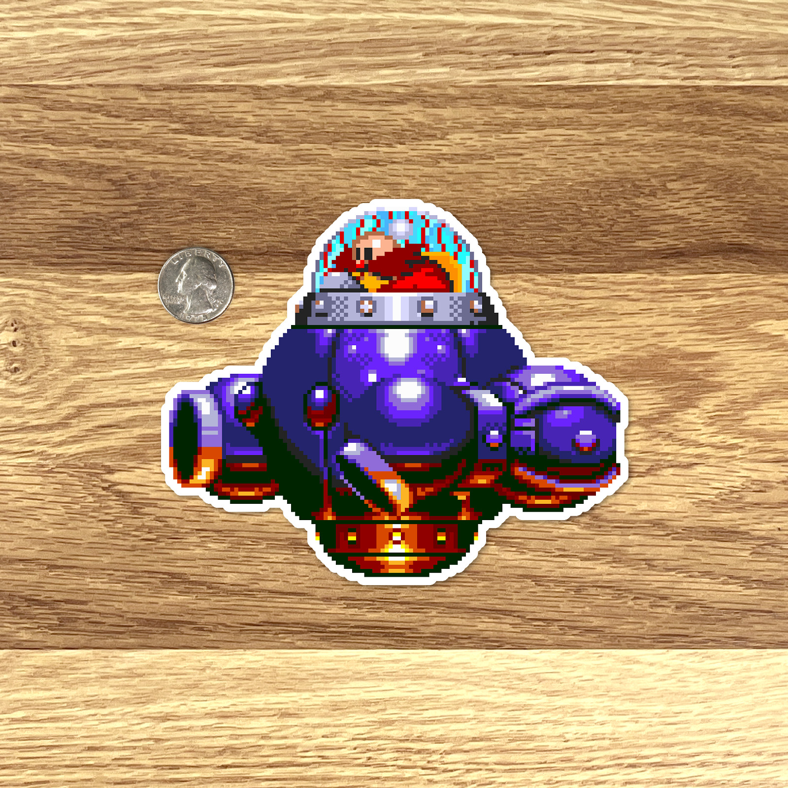 Sonic the Hedgehog 3 Stickers Sega Genesis Pixel Art 45 Sticker Pack