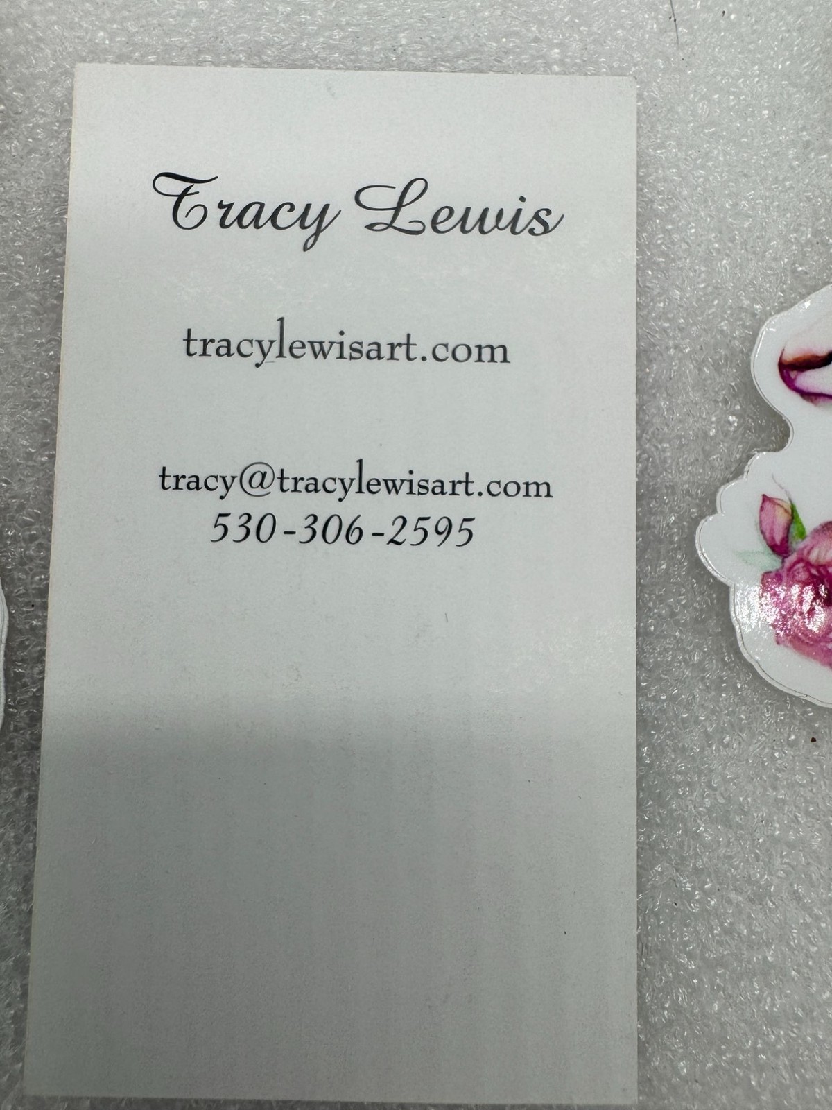 Tracy Lewis Art Illustrations Set of 6 Stickers Bat Skull Flowers