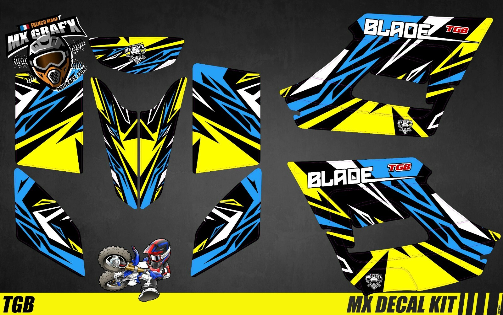 Quad Decal Kit For TGB BLADE – Xplod