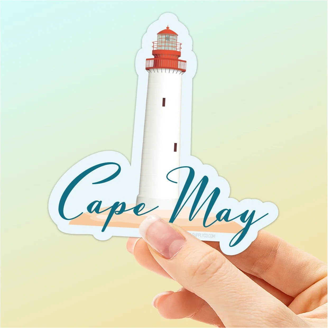 Cape May NJ Lighthouse Sticker