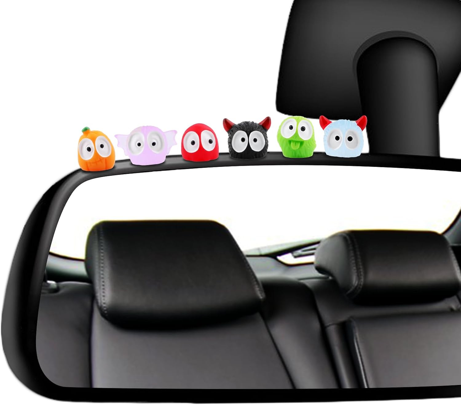 Cute Soot Sprites,35 Pcs Automotive Interior Decoration Accessories for Car Rear