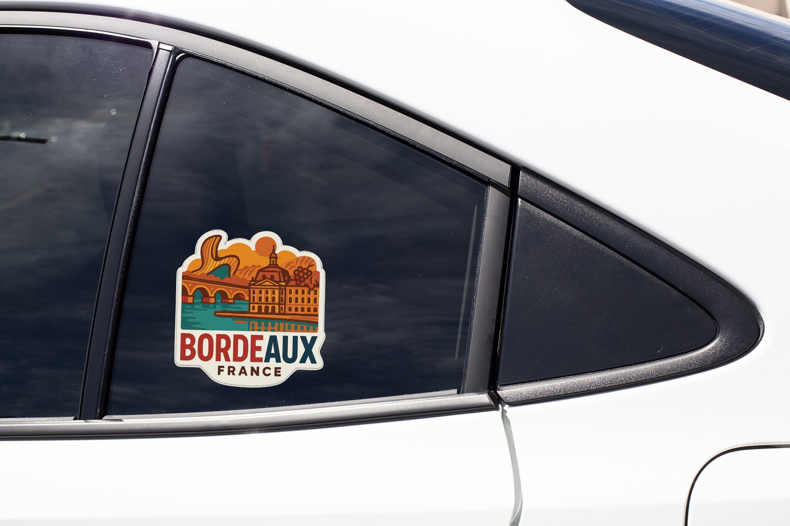 Bordeaux France Sticker Decal Vinyl Die-Cut City Skyline Landmark Design