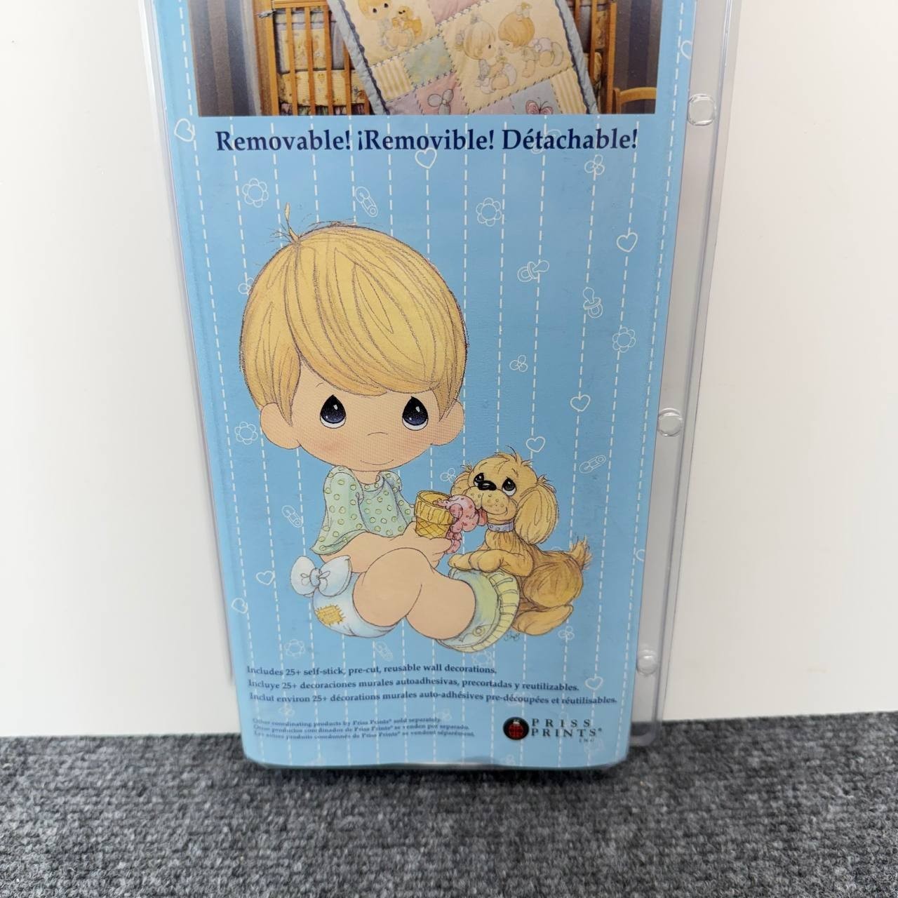 Precious Moments Priss Prints 40168 Jumbo Stick Ups Vintage Baby Wall Decals 25