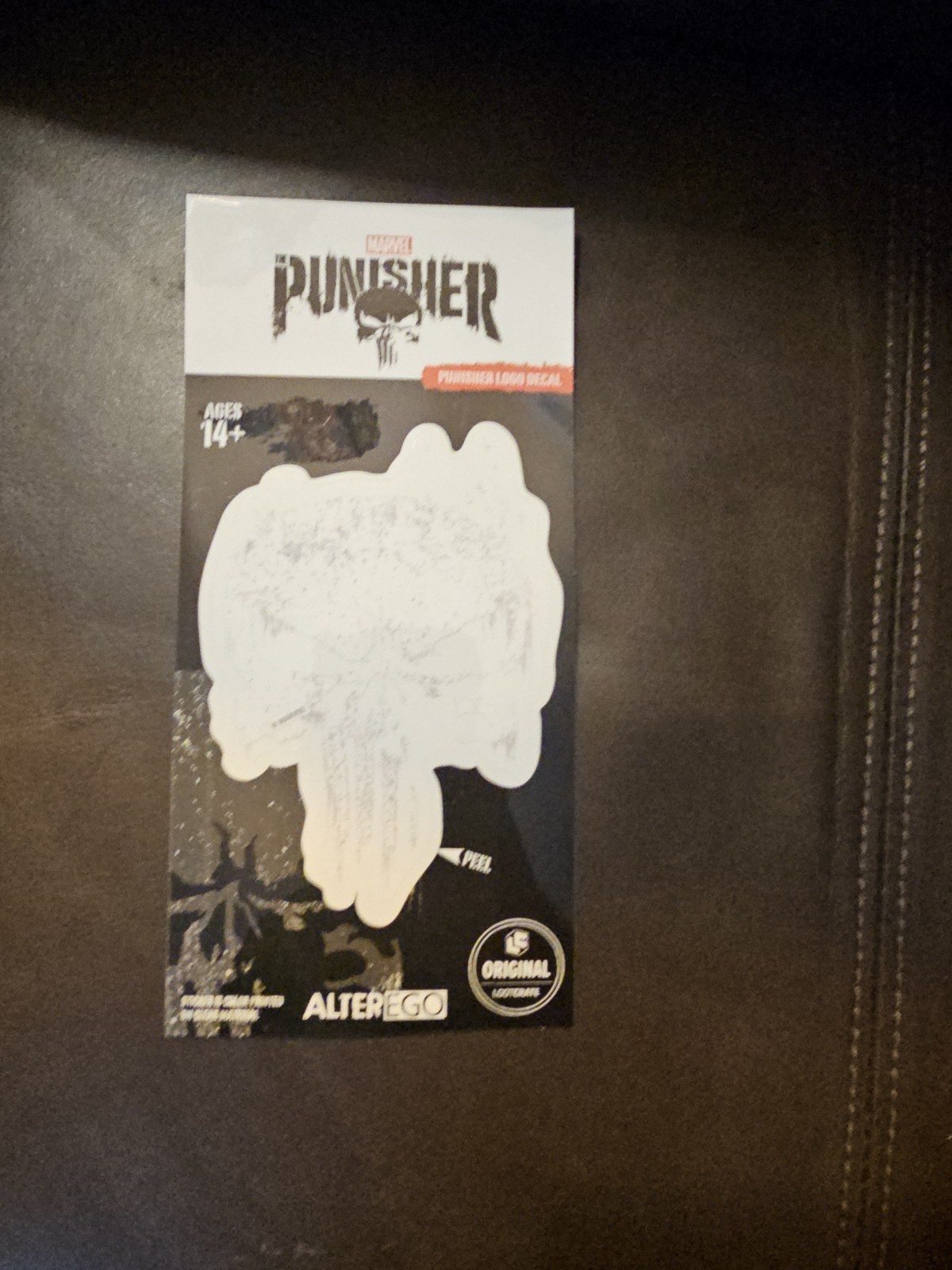 Marvel the Punisher Logo Sticker Decal Loot Crate Exclusive, May 2018
