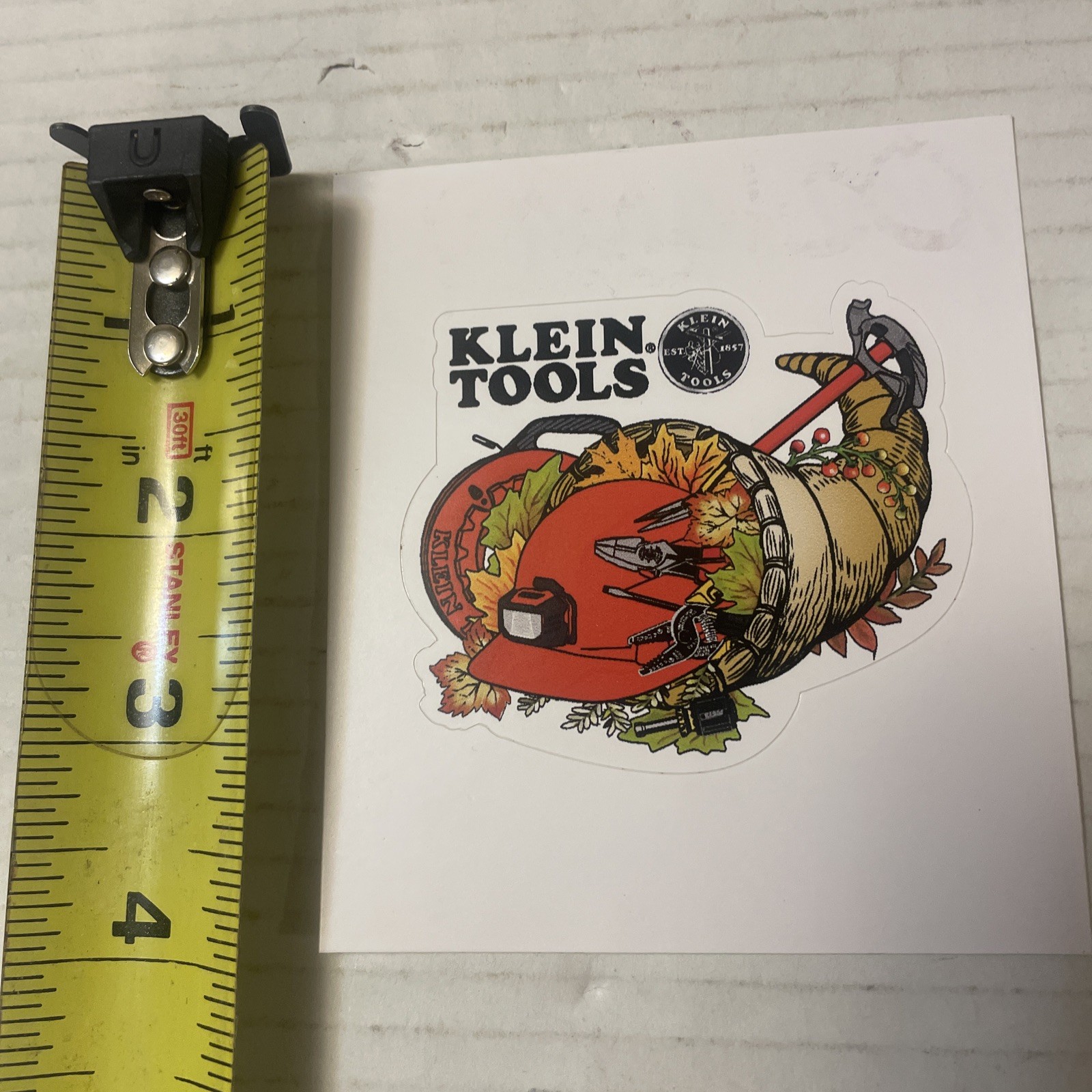 Klein Tools Tradesman Club Exclusive Giveaway Sticker Nov. ‘24 Cornucopia