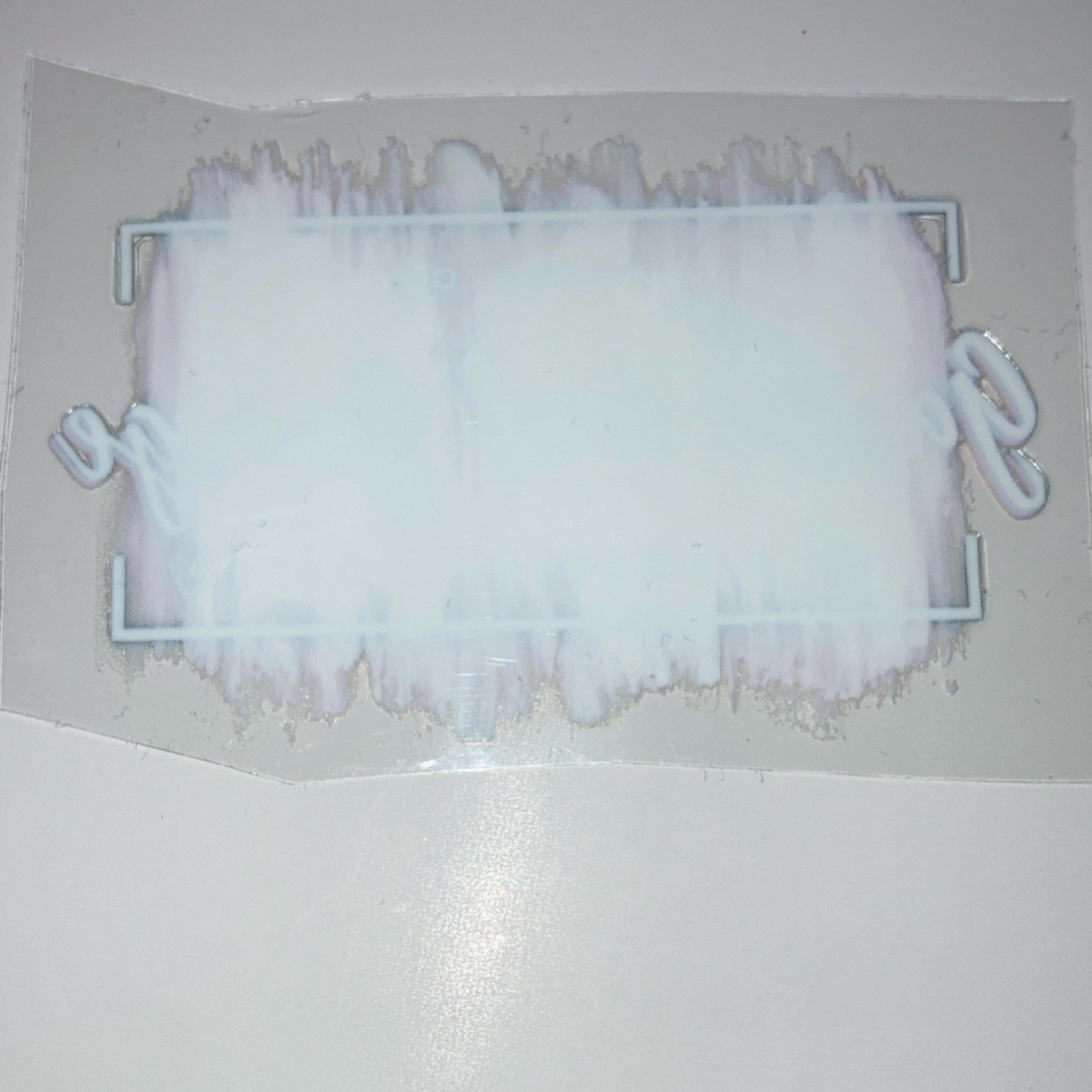 UV DTF 90's Country Music Multicolor Vinyl Sticker, Abstract, Rectangular