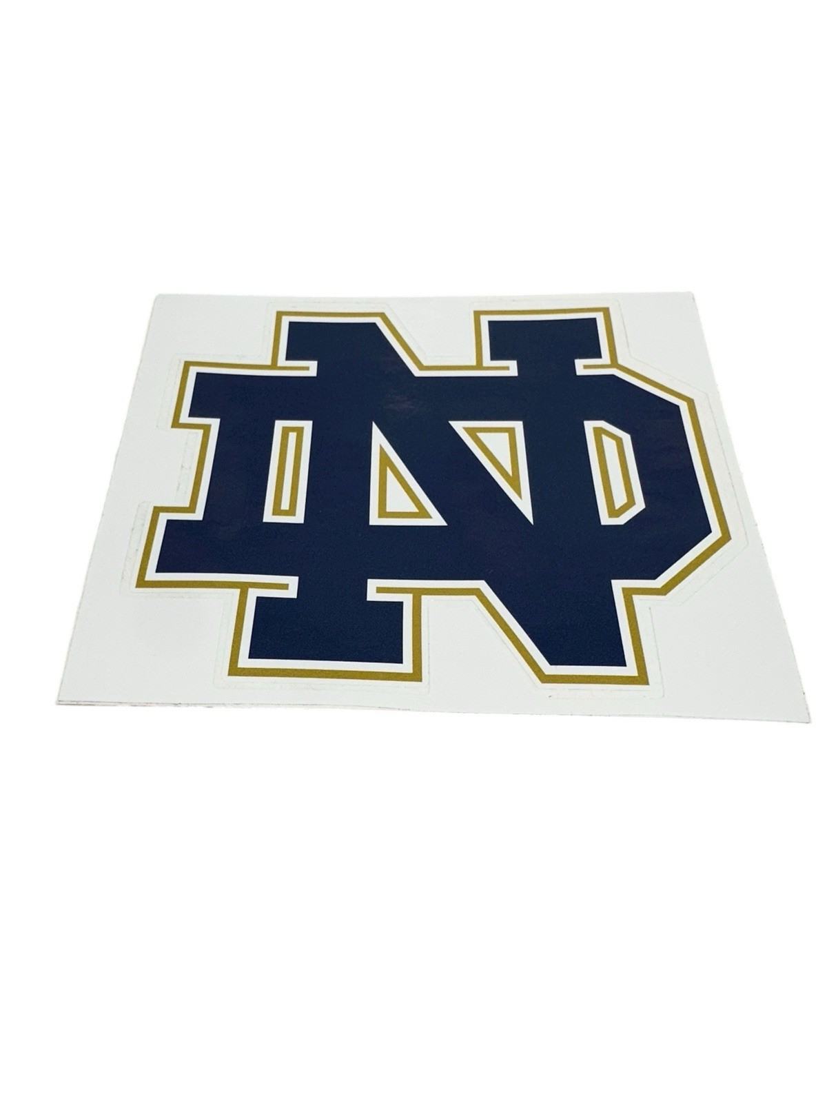 Notre Dame "Fighting Irish" ND Logo Sticker Decal 6.5" x 5"