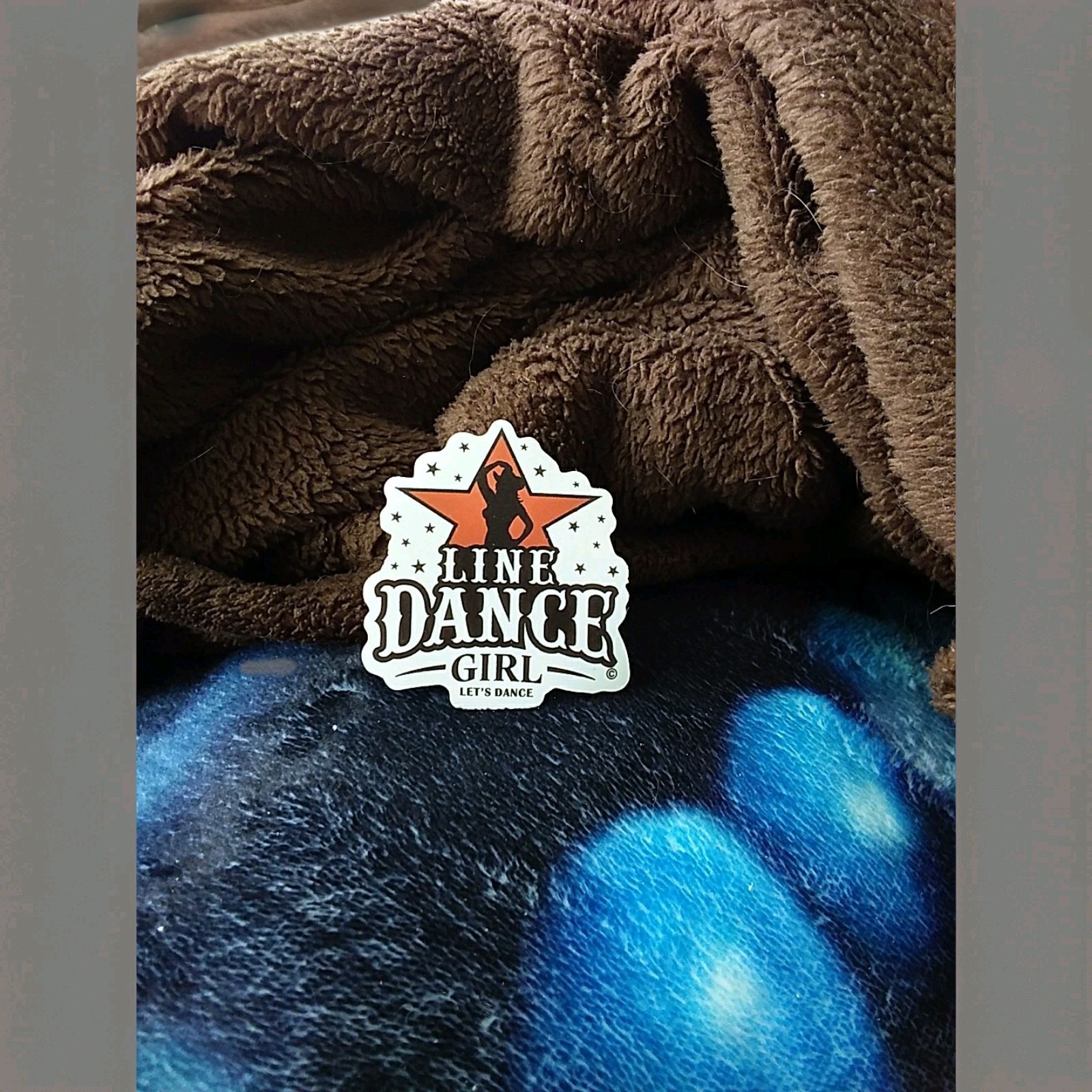 Line Dancer Girl Sticker