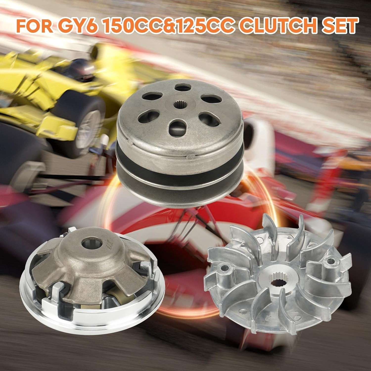 Fit for Gy6 150cc High Performance Clutch Set, Racing Scooter Variator,Fit