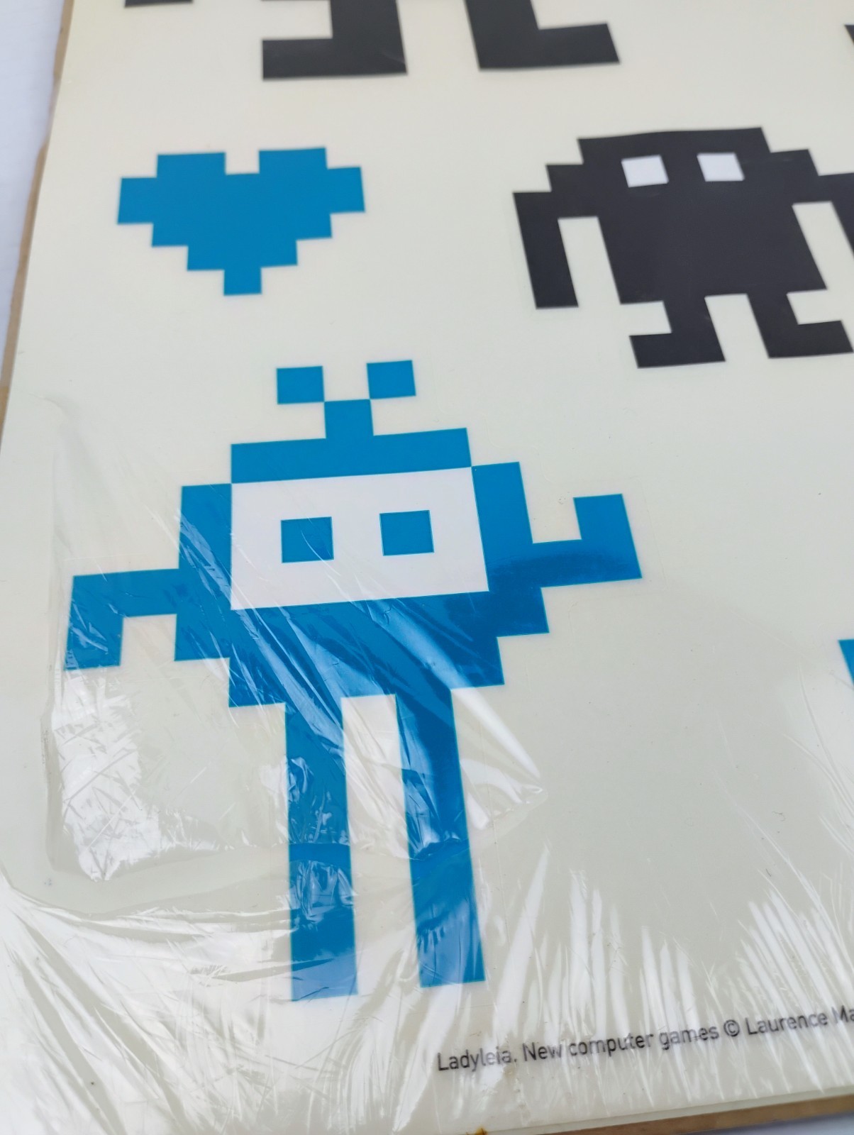 IKEA Arcade Aliens Wall Art Decals Stickers Slatthult Ladyleia Pixel Designs