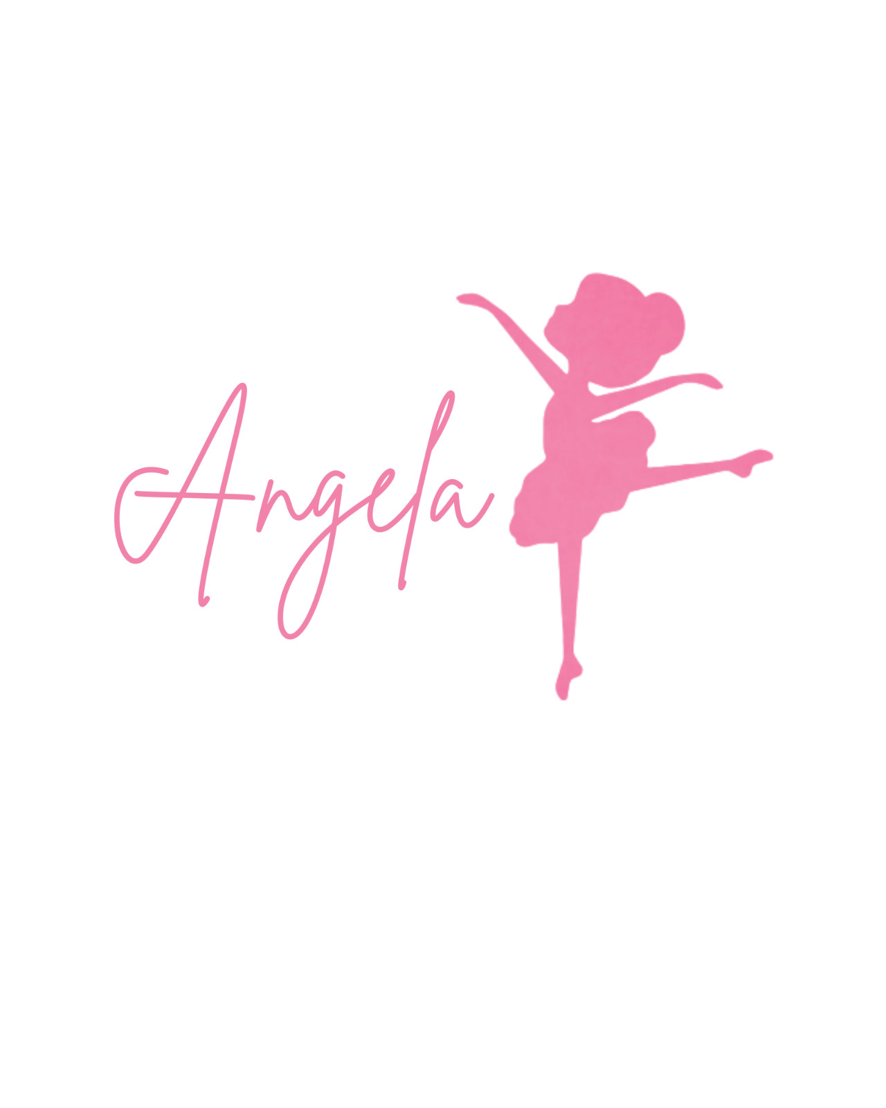 customized dancer ballerina sticker decal wall or cup girl dance
