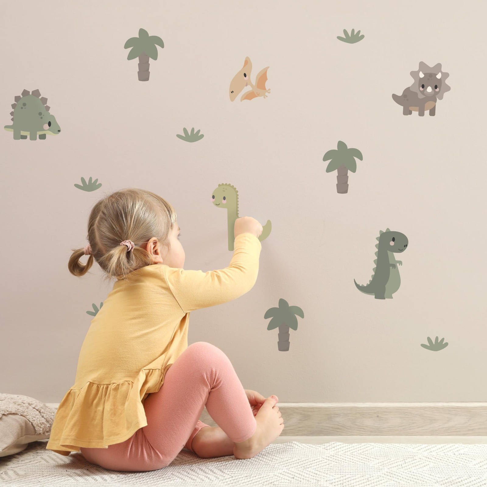 – Dinosaur Wall Decals – Easy-to-Apply & Removable Wall Stickers: Transform Y…