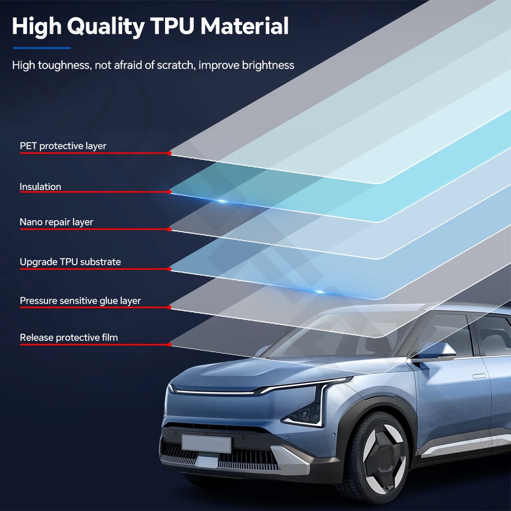 For KIA EV5 2024-UP Paint Protection Film TPU PPF Pre-Cut Kit