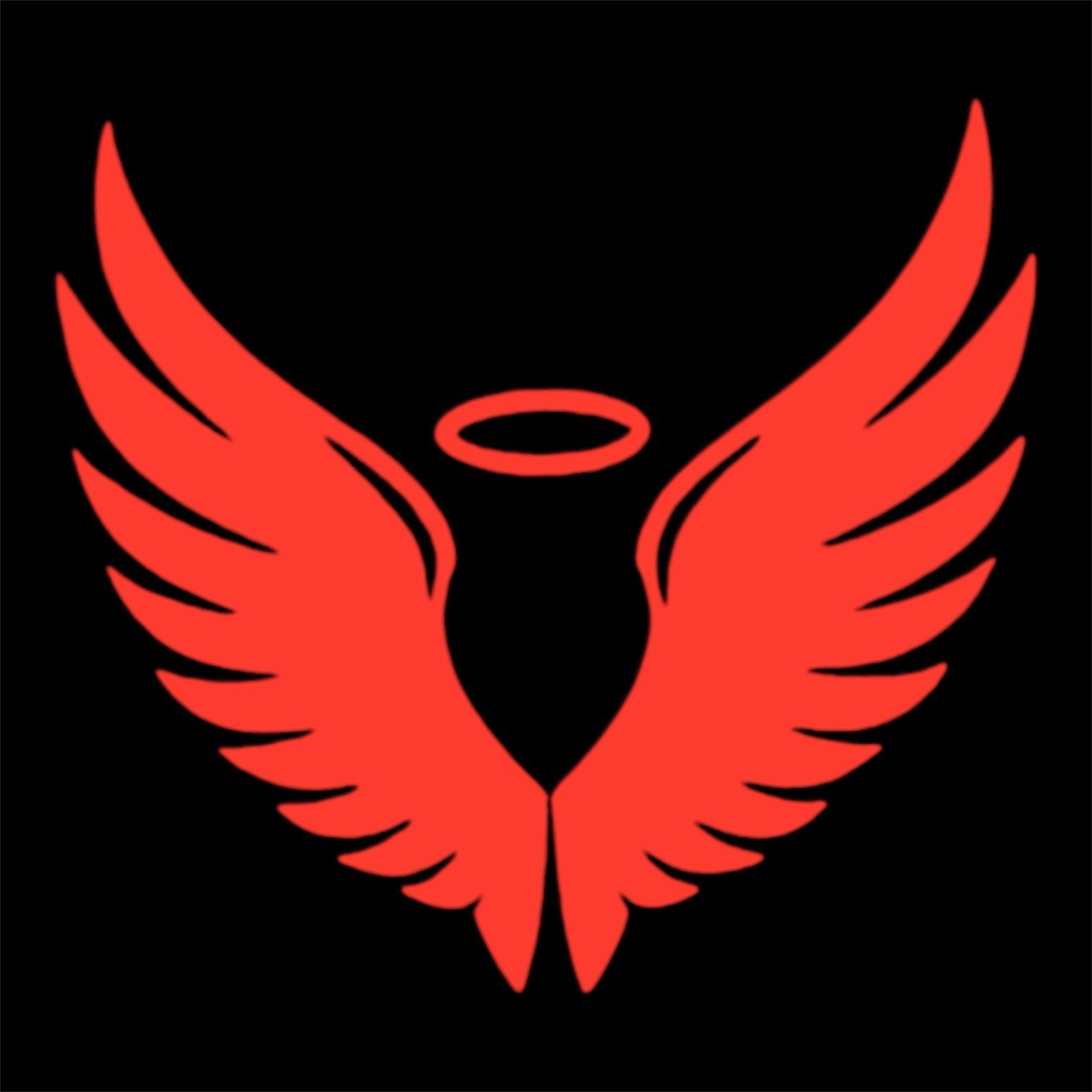 Angel Wingsdesign # 1 Decal for car Windows Laptops most Smooth Surfaces