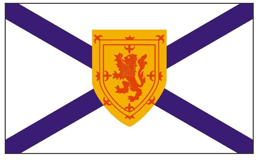 Nova Scotia International Flag Sticker Decal F366