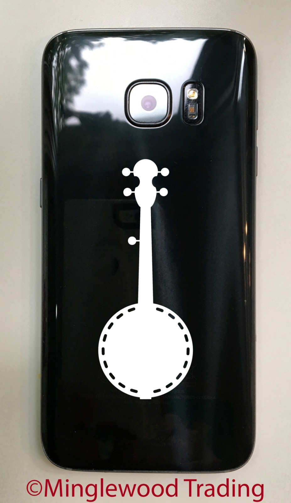 BANJO – Vinyl Decal Sticker – Bluegrass Country Music Picking