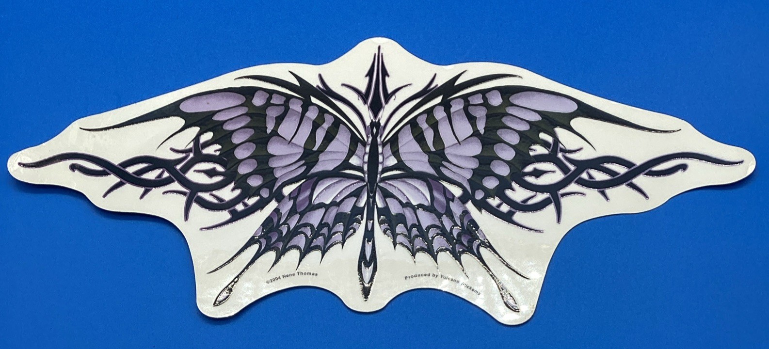 NOS 2004 Nene Thomas Gothic Butterfly Large Decal Yujean Stickems 12”x5”