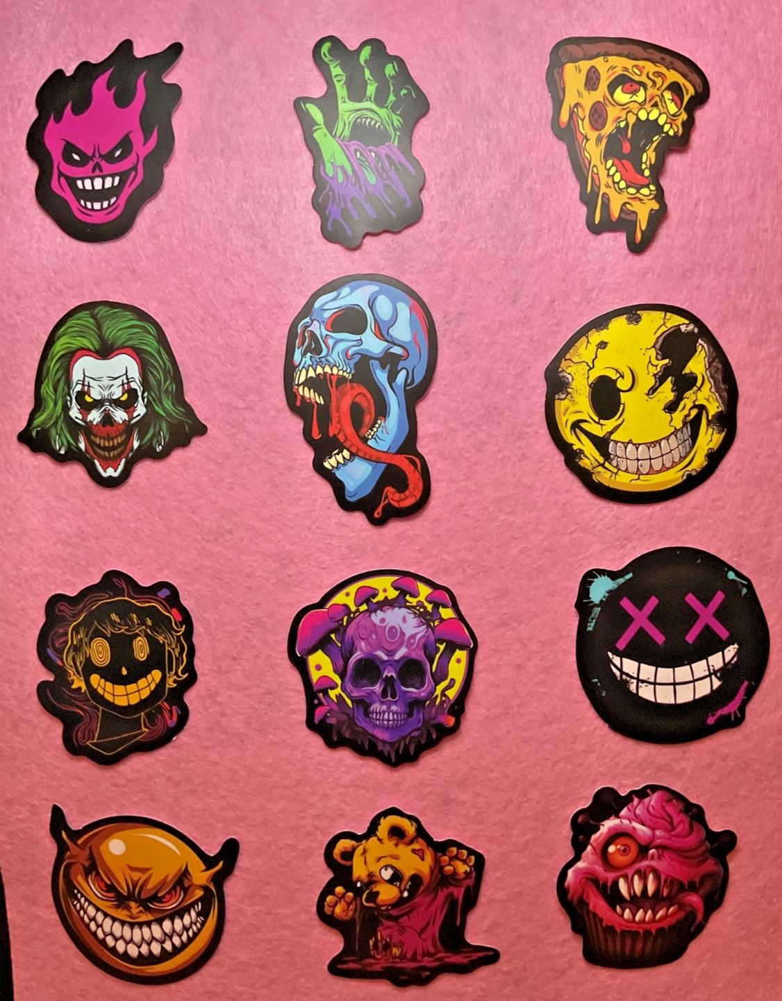 HORROR STICKERS DIY FOR PHONES, HELMETS, SCUBA, CASES, PLANNERS, NOTEBOOKS