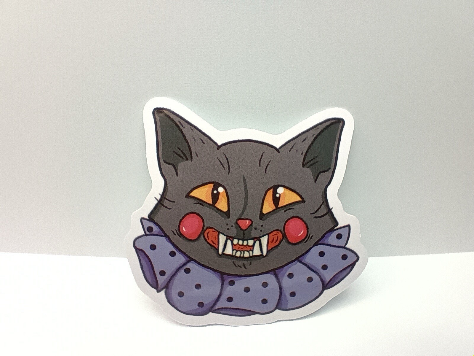 Jester Clown Cat sticker