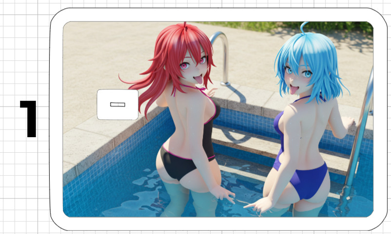 Sexy Anime Girl Credit Debit ATM Card Skin Sticker Hot Ecchi Ahegao Manga USA