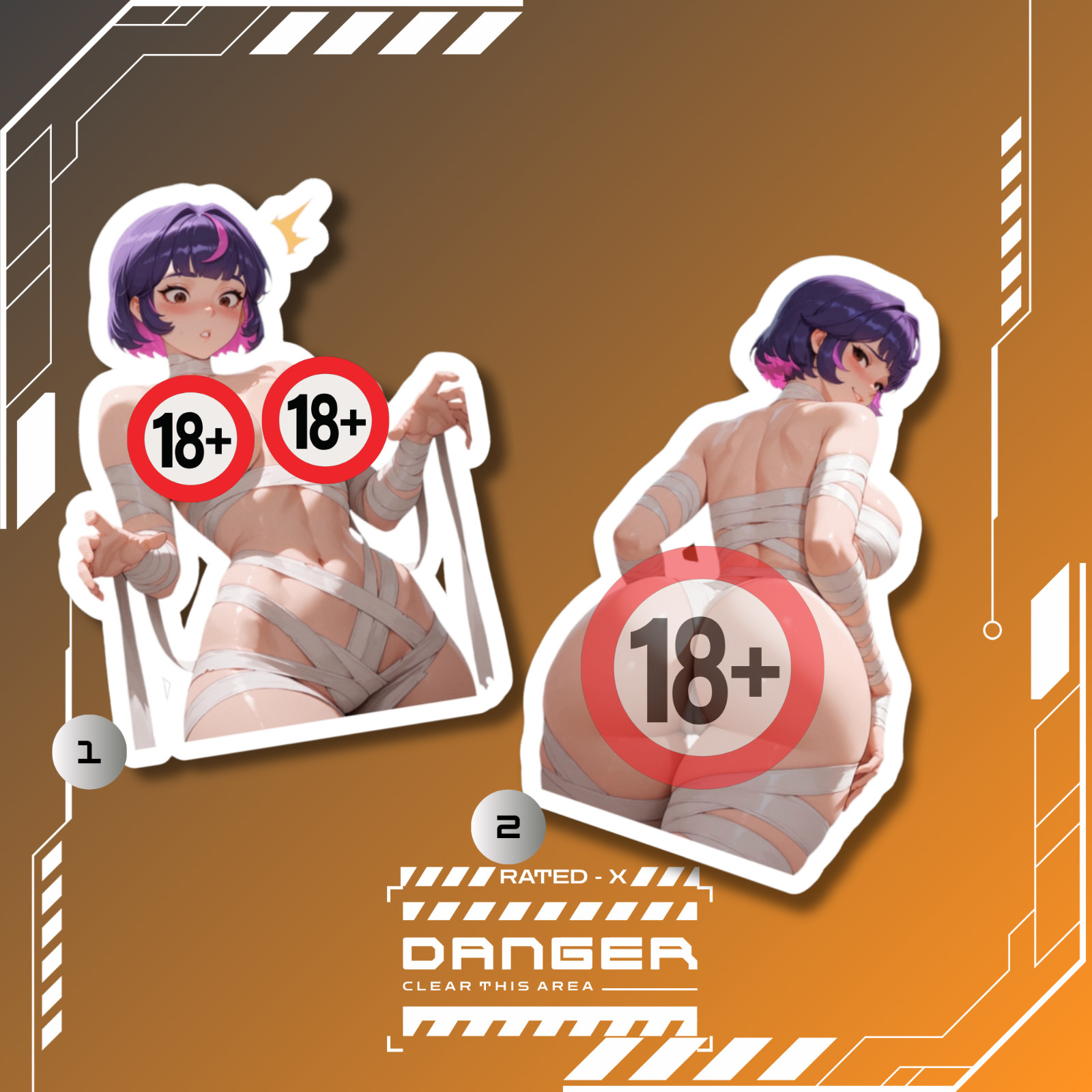 Mummy Juno | Overwatch | Anime Girl Waifu Sticker Decal